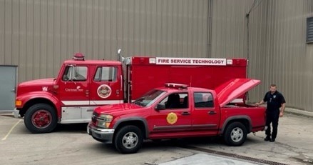 Cheviot Fire Department truck