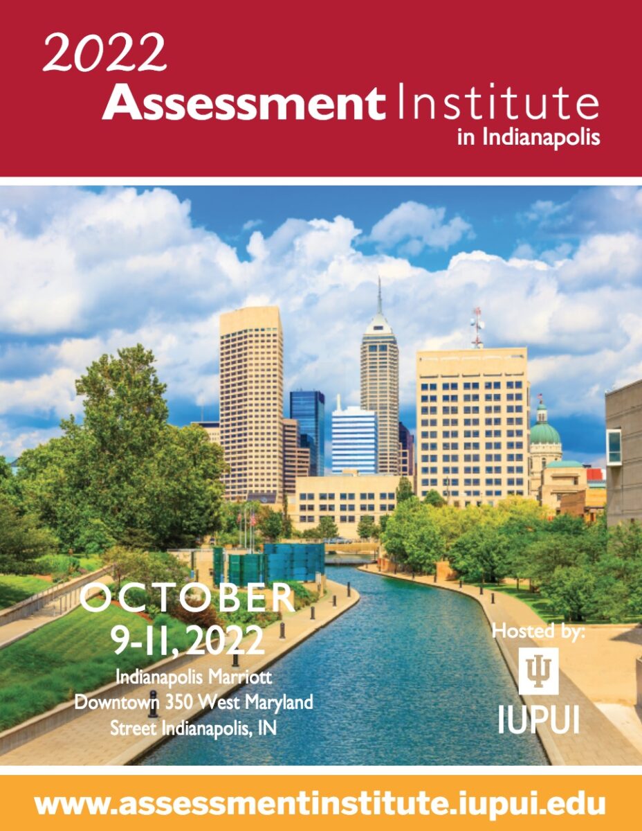 Assessment Institute program cover