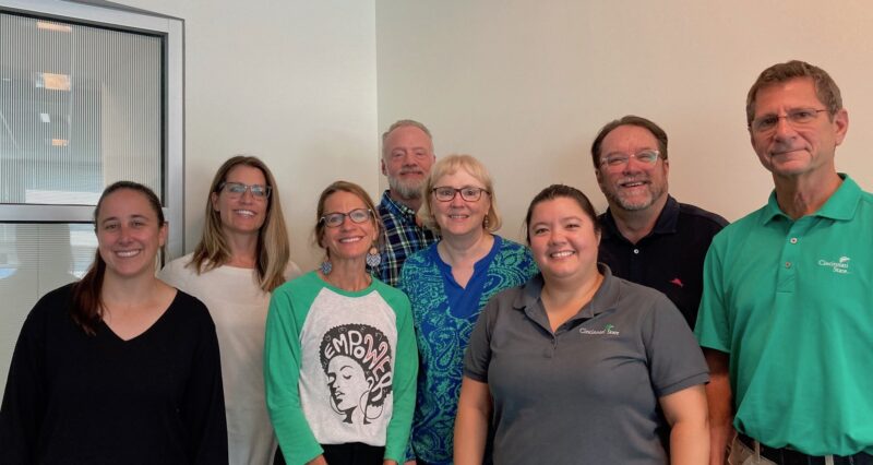 Faculty Senate 2023-24: Milene Donlin, Beth Hamon, Jayne Dressing, Jon McKamey, Nora Beckmann, Abbey Yee, Bob Nields, Doug Woodruff