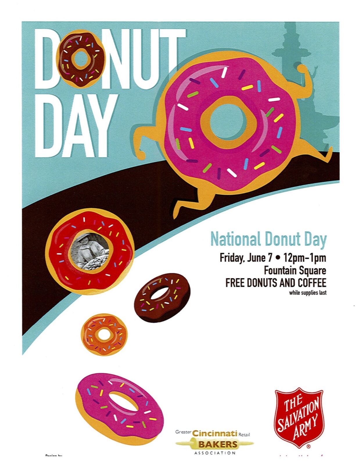 National Donut Day 2024 poster