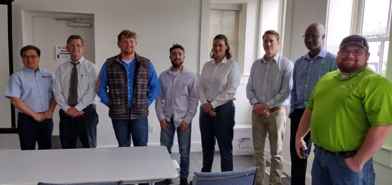 Students in the Spring 2024 Land Surveying Capstone class