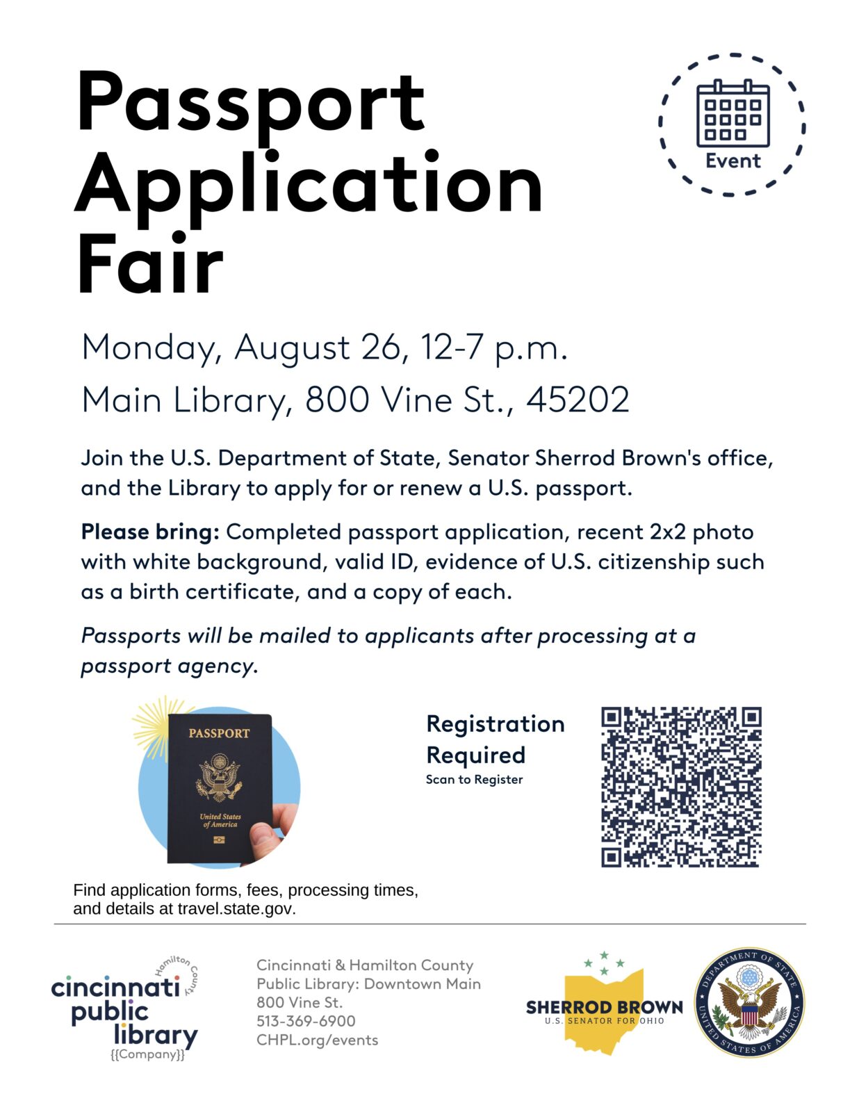 Passport Fair flyer