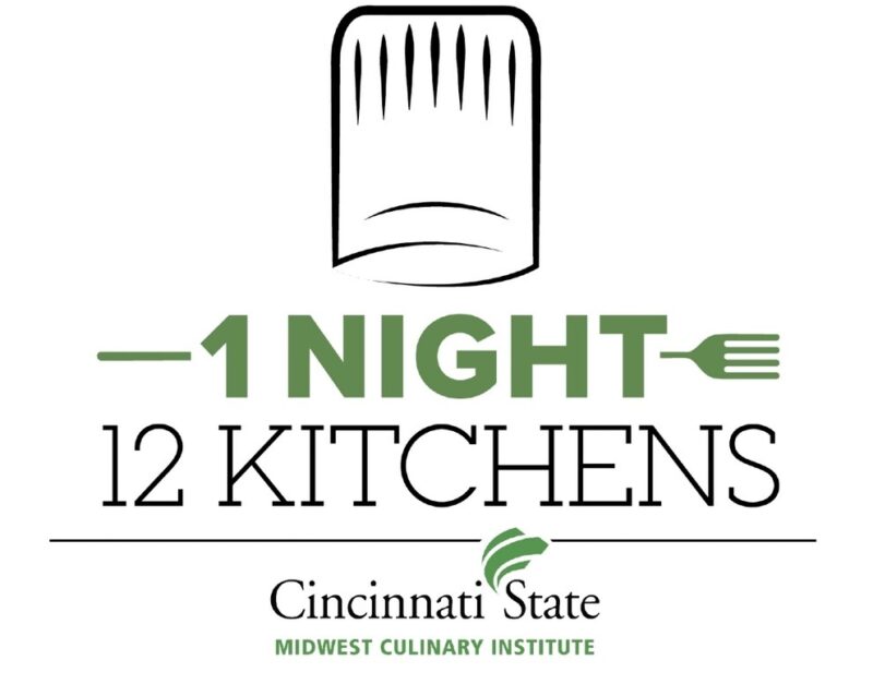 1 Night, 12 Kitchens logo