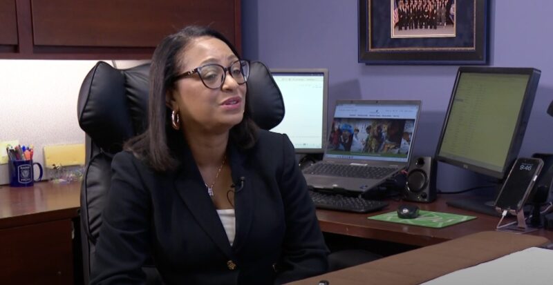 Cincinnati State Police Chief Donna Robinson (Screenshot from WKRC-TV)